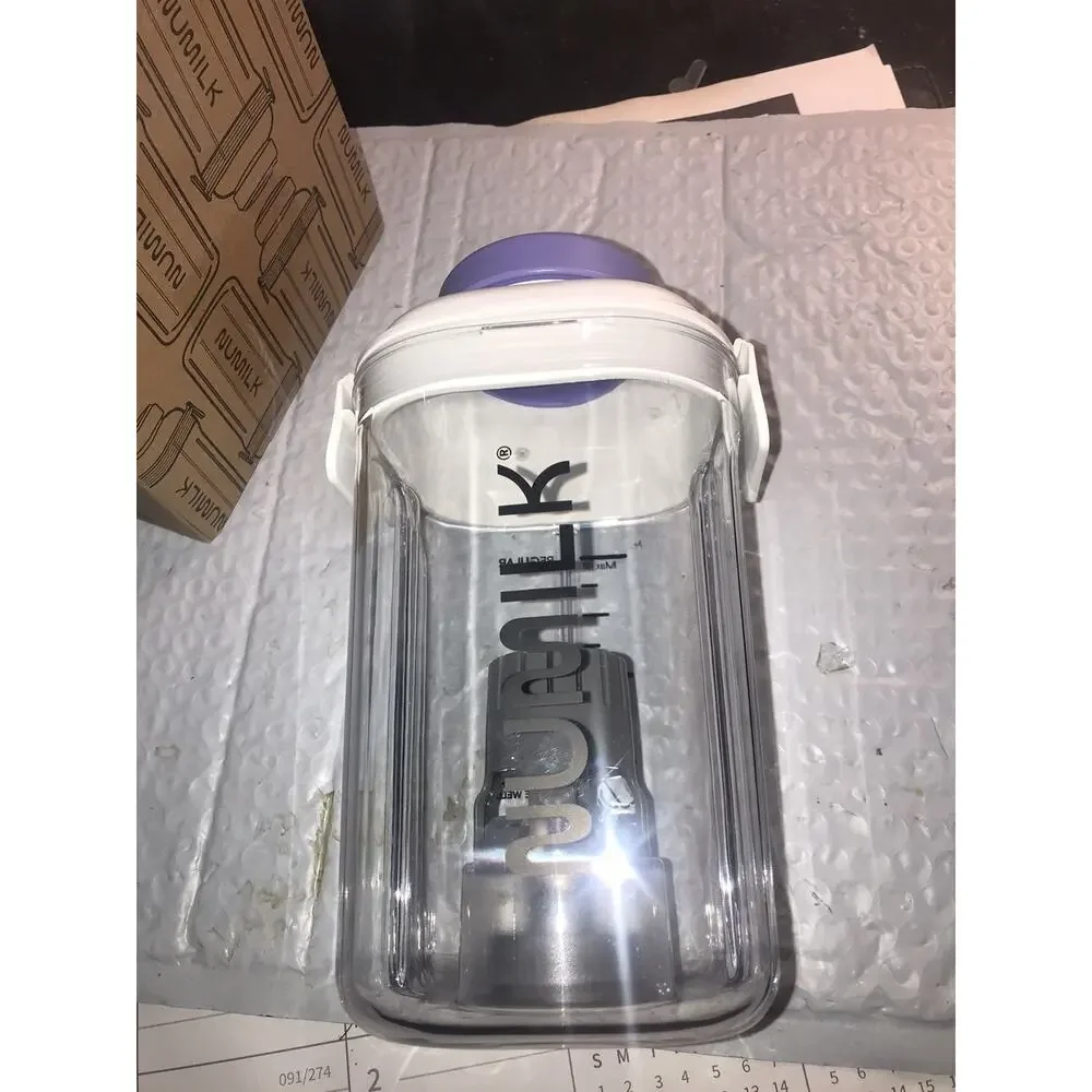 Numilk 32 oz. Accessory Bottle with Silicone-Sealed Lid, Dishwasher Safe,